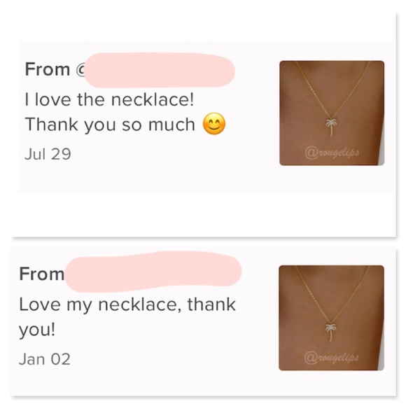 Encrusted Palm Tree Charm on a Yellow Gold Tone Chain Necklace Pendant - Picture 5 of 10